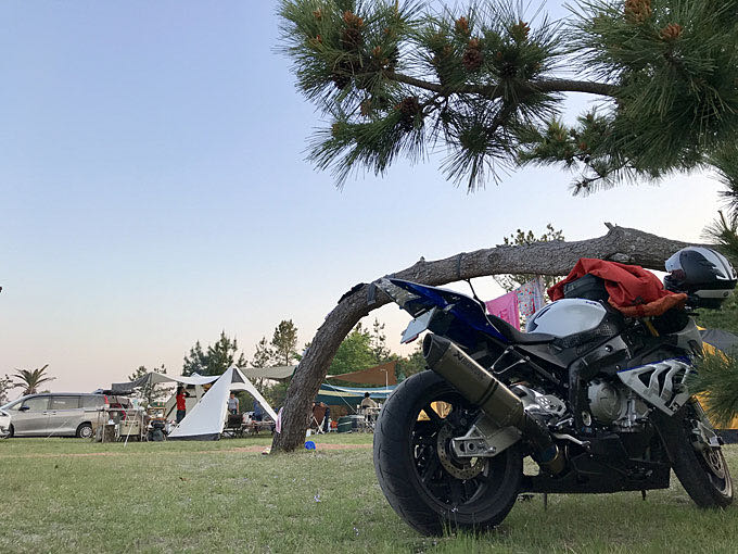 大淀西海岸ムーンビーチキャンプ場 風景